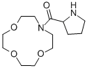 结构式 CAS# 436811-22-2, 吡咯烷-2-基-(1,4,7-三氧杂-10-氮杂-环十二烷-10-基)-甲酮