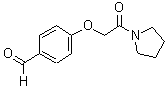 structure of CAS# 438229-79-9, 4-[2-Oxo-2-(1-Pyrrolidinyl)Ethoxy]Benzaldehyde;4-(2-oxo-2-(pyrrolidin-1-yl)ethoxy)benzaldehyde;4-(2-Oxo-2-pyrrolidin-1-yl-ethoxy)-benzaldehyde;4-(2-oxo-2-pyrrolidinylethoxy)benzaldehyde