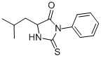 结构式 CAS# 4399-40-0, 2-硫代-5-异丁基-3-苯基海因