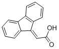 structure of CAS# 4425-73-4, 9-Fluorenylideneacetic Acid;2-(9-Fluorenylidene)Acetic Acid;2-Fluoren-9-Ylideneethanoic Acid;Acetic Acid, 9H-Fluoren-9-Ylidene-