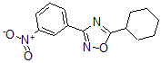 结构式 CAS# 442571-86-0, 5-环己基-3-(3-硝基苯基)-1,2,4-恶二唑