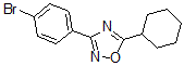 结构式 CAS# 443106-68-1, 3-(4-溴苯基)-5-环己基-1,2,4-恶二唑