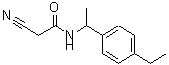 structure of CAS# 444907-84-0, 2-Cyano-N-[1-(4-Ethylphenyl)Ethyl]-Acetamide;Acetamide, 2-Cyano-N-[1-(4-Ethylphenyl)Ethyl]- (9CI)