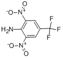 structure of CAS# 445-66-9, 4-Amino-3,5-Dinitrobenzotrifluoride;[2,6-Dinitro-4-(Trifluoromethyl)Phenyl]Amine;St5032053;Zinc03874102