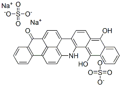 CAS#: 4471-37-8， 10,15-Dihydroxyanthra[2,1,9-mna]Naphth[2,3-h]Acridin-5(16H)-One Disodium Bis(Sulphate)