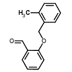 结构式 CAS# 447409-55-4, 2-[(2-甲基苄基)氧基]苯甲醛