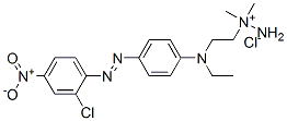 CAS 登录号：4531-45-7， 1-[2-[[4-[(2-氯-4-硝基苯基)偶氮]苯基]乙基氨基]乙基]-1,1-二甲基肼盐酸盐