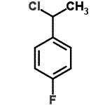 structure of CAS# 456-16-6, 1-(1-Chloroethyl)-4-Fluorobenzene;1-(1-Chloro-ethyl)-4-fluoro-benzene;MFCD06376752