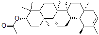 CAS#: 4586-65-6， psi-Taraxasterol Acetate
