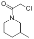 结构式 CAS# 4593-19-5, 2-氯-1-(3-甲基-哌啶-1-基)-乙酮