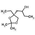 CAS 登录号：460076-91-9， 1-[(4R)-4-乙基-2,2-二甲基-1,3-二氧戊环-4-基]-2-丁醇