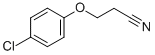 structure of CAS# 46125-42-2, 3-(4-Chlorophenoxy)Propanenitrile;3-(4-Chlorophenoxy)Propionitrile;Nsc 79334;3-(P-Chlorophenoxy)Propionitrile
