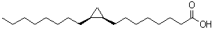 结构式 CAS# 4675-61-0, 顺式-9,10-亚甲基十八烷酸