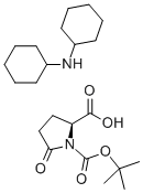 结构式 CAS# 4677-75-2, 叔丁氧羰基-焦谷氨酸二环己基胺盐