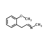 CAS 登录号：468055-63-2， (1E)-2-(2-甲氧基苯基)-N-甲基乙烷亚胺