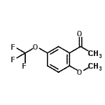 结构式 CAS# 468074-92-2, 1-[2-甲氧基-5-(三氟甲氧基)苯基]乙酮