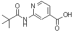 结构式 CAS# 470463-34-4, 2-(2,2-二甲基-丙酰基氨基)-异烟酸