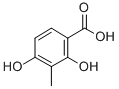 结构式 CAS# 4707-49-7, 2,4-二羟基-3-甲基苯甲酸