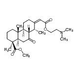 CAS#: 471-71-6， Methyl (13Z,14alpha)-13-{2-[2-(Dimethylamino)Ethoxy]-2-Oxoethylidene}-14-Methyl-7-Oxopodocarpan-16-Oate