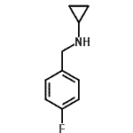 结构式 CAS# 473732-87-5, N-(4-氟苄基)环丙胺