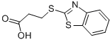 structure of CAS# 4767-00-4, 3-(2-Benzothiazolylthio)Propionic Acid;3-(1,3-Benzothiazol-2-Ylthio)Propanoic Acid;3-(1,3-Benzothiazol-2-Ylthio)Propionic Acid;Oprea1_816664