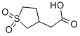 structure of CAS# 4785-66-4, (1,1-Dioxidotetrahydrothien-3-Yl)Acetic Acid;2-[(3S)-1,1-Dioxo-3-Thiolanyl]Acetate;2-[(3S)-1,1-Diketothiolan-3-Yl]Acetate;2-[(3S)-1,1-Dioxothiolan-3-Yl]Ethanoate