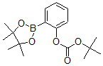 结构式 CAS# 480424-71-3, 2-叔丁氧羰基氧基苯硼酸频哪醇酯