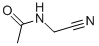 structure of CAS# 4814-80-6, N-(Cyanomethyl)Acetamide;2-(Acetamido)Acetonitrile,  AAN,  Aceturic  Acid  Nitrile;N-Acetylglycinonitrile