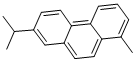 structure of CAS# 483-65-8, Retene;7-Isopropyl-1-Methyl-Phenanthrene;7-Isopropyl-1-Methylphenanthrene;1-Methyl-7-Propan-2-Yl-Phenanthrene