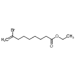 structure of CAS# 485320-26-1, Ethyl 8-Bromo-8-Nonenoate;ethyl 8-bromo-8-nonenoate;Ethyl 8-bromonon-8-enoate;Ethyl 8-bromonon-8-enoate 97%