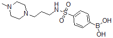 structure of CAS# 486422-69-9, [4-[[[3-(4-Methyl-1-Piperazinyl)Propyl]Amino]Sulfonyl]Phenyl]-Boronic Acid;Boronic Acid, [4-[[[3-(4-Methyl-1-Piperazinyl)Propyl]Amino]Sulfonyl]Phenyl]-;4-(Morpholin-4-Ylsulphonyl)Benzeneboronic Acid 96%;4-(4-Morpholinylsulfonyl)Benzeneboronic Acid, 96%