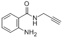 structure of CAS# 4943-83-3, 2-Amino-N-(2-Propynyl)Benzenecarboxamide;2-Amino-N-Prop-2-Ynyl-Benzamide;2-Amino-N-Propargyl-Benzamide;8T-0307