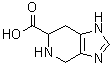 结构式 CAS# 495-77-2, 4,5,6,7-四氢-1H-咪唑并[4,5-c]吡啶-6-羧酸