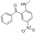 structure of CAS# 4958-56-9, 2-Methylamino-5-Nitrobenzophenone;(2-Methylamino-5-Nitro-Phenyl)-Phenyl-Methanone;2-Methylamino-5-Nitrobenzophenone