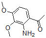 结构式 CAS# 49701-79-3, 1-(2-氨基-3,4-二甲氧基苯基)-乙酮