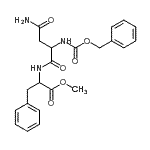 structure of CAS# 4976-86-7, Methyl N<Sup>2</Sup>-[(Benzyloxy)Carbonyl]Asparaginylphenylalaninate;methyl 2-<wbr>(2-{[(ben<wbr>zyloxy)ca<wbr>rbonyl]am<wbr>ino}butan<wbr>ediamido)<wbr>-3-phenyl<wbr>propanoate;Z-ASN-PHE-OME