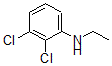 structure of CAS# 49850-15-9, 2,3-Dichloro-N-Ethyl-Benzenamine;(2,3-DICHLORO-PHENYL)-ETHYL-AMINE;2,3-DICHLORO-N-ETHYLBENZENAMINE