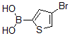 structure of CAS# 499769-92-5, (4-Bromo-2-Thienyl)-Boronic Acid;3-BROMOTHIOPHENE-5-BORONIC ACID;4-BROMOTHIOPHENE-2-BORONIC ACID;3-Bromo-5-Thiopheneboronic Acid