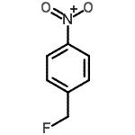 structure of CAS# 500-11-8, 1-(Fluoromethyl)-4-Nitrobenzene