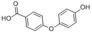 structure of CAS# 500-76-5, 4-(4-Hydroxyphenoxy)Benzoic Acid;4-(4-HYDROXYPHENOXY)BENZOIC ACID 99+%;4-(P-Hydroxyphenoxy)Benzoic Acid;4-(4-HYDROXYPHENOXY)BENZOIC ACID