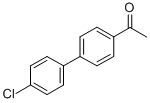 structure of CAS# 5002-07-3, 1-(4'-Chloro-Biphenyl-4-Yl)-Ethanone;1-(4'-CHLORO[1,1'-BIPHENYL]-4-YL)ETHANONE;1-(4'-CHLORO[1,1-BIPHENYL]-4-YL)ETHANONE;1-(4'-CHLORO-BIPHENYL-4-YL)-ETHANONE