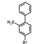 structure of CAS# 5002-26-6, 4-Bromo-2-Methylbiphenyl;4-bromo-2-methyl-1-phenylbenzene;4-Bromo-2-methyl-biphenyl