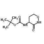 structure of CAS# 500720-15-0, 2-Methyl-2-Propanyl (3-Oxo-1,2-Oxazinan-4-Yl)Carbamate;tert-butyl (3-oxo-1,2-oxazinan-4-yl)carbamate