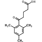 结构式 CAS# 500892-07-9, 5-均三甲苯基-5-氧代戊酸