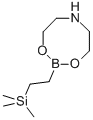 structure of CAS# 501014-43-3, 2-Trimethylsilyl-1-Ethylboronic Acid Diethanolamine Ester;2-Trimethylsilyl-1-Ethylboronic Acid Diethanolamine Cyclic Ester;2-TRIMETHYLSILYL-1-ETHYLBORONIC ACID DIETHANOLAMINE ESTER, 9;2-TRIMETHYLSILYL-1-ETHYLBORONIC ACID DIETHANOLAMINE ESTER