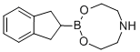 structure of CAS# 501014-44-4, 2-Indanylboronic Acid Diethanolamine Ester;2-Indanylboronic Acid Diethanolamine Cyclic Ester;2-INDANYLBORONIC ACID DIETHANOLAMINE ESTER