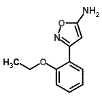 结构式 CAS# 501902-15-4, 3-(2-乙氧基苯基)-1,2-恶唑-5-胺