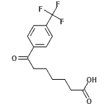 结构式 CAS# 502651-46-9, 7-氧代-7-[4-(三氟甲基)苯基]庚酸