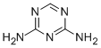 structure of CAS# 504-08-5, 2,4-Diamino-1,3,5-Triazine;(4-Amino-S-Triazin-2-Yl)Amine;2,4-Diamino-S-Triazine;2,6-Diamino-S-Triazine