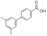 structure of CAS# 505082-92-8, 3',5'-Dimethylbiphenyl-4-Carboxylic Acid;3',5'-DIMETHYLBIPHENYL-4-CARBOXYLIC ACID;4-(2-Fluoro-3-Methylphenyl)Benzoic Acid;4-(2-Fluoro-4-Methylphenyl)Benzoic Acid